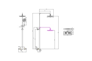 Душевая стойка Lemark Tropic LM7010C - 2
