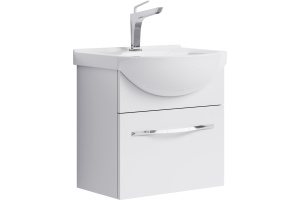 Тумба с раковиной Aqwella Allegro 50 с 1 ящиком