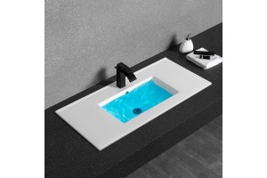 Раковина встраиваемая CeramaLux N 102 см белый (YJ-803-100)