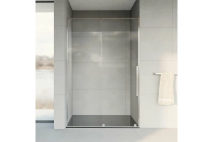 Душевая дверь в нишу Vincea Arno 150х200 профиль хром стекло прозрачное