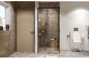 Душевой уголок Ambassador Queen 11011204Black 100x100 - 3