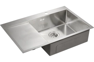 Мойка кухонная Paulmark Atlan 78 R брашированная сталь - 2