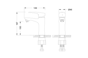 Смеситель Lemark Linara LM0406C для раковины - 2