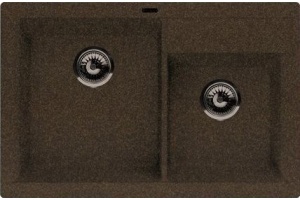 Мойка кухонная Florentina Касси 780 коричневый