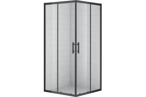 Душевой уголок Cezares Eco O A2 90 C NERO - 3