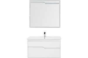 Тумба с раковиной Aquanet Модена 100 - 2
