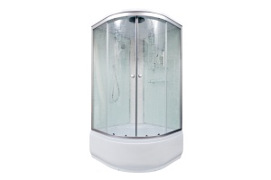 Душевая кабина DETO EM4590 с высоким поддоном, с сиденьем - 2