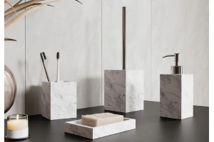 Стакан для зубных щеток WasserKRAFT Kammel белый - 2