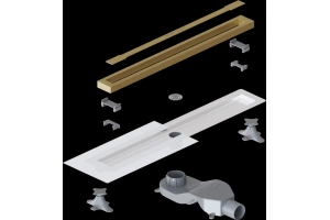 Душевой лоток Armadi Art Premium Trendy 60 золото матовый - 3