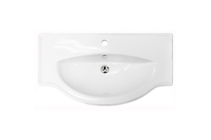 Мебельная раковина Misty Classic 90 белая глянцевая