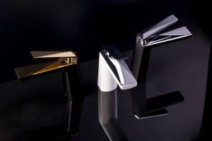 Смеситель для раковины Boheme Venturo белый, хром (371-W) - 3