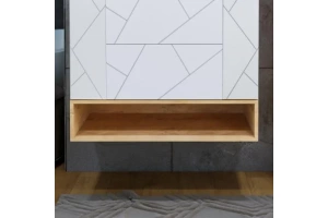 Ниша для тумбы Бриклаер Кристалл 90 дуб бунратти (4627125415913)