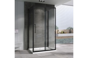 Душевой уголок Abber Schwarzer Diamant 140х90 черный (AG30140BH-S90B-S90B) - 2