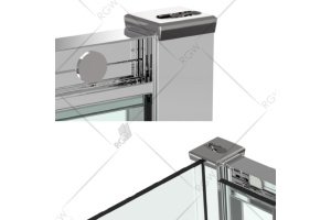 Душевой уголок RGW Classic CL-44 (885-900)x(1185-1200)x1850, профиль хром - 2