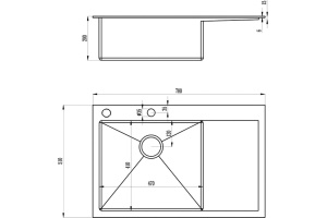 Мойка кухонная Zorg Inox RX RX-7851-R - 3