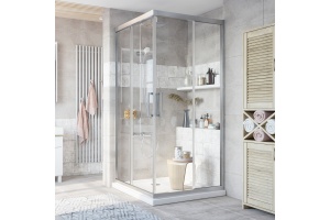 Душевой уголок STWORKI Дублин DE019SC9595200 95x95 см профиль хром матовый