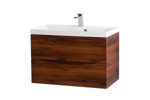 Тумба с раковиной Belbagno Marino 80 темное дерево - 3