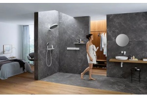 Термостат Hansgrohe RainSelect 15382700 для душа, белый матовый - 2