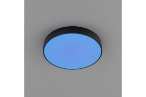 Потолочный светодиодный светильник с пультом ДУ Citilux Купер RGB Черный CL72470G1 - 3