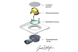 Поддон для душа Jacob Delafon Flight Neus E66523 180х80 без крышки - 3