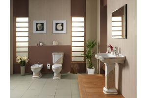 Унитаз-компакт Creavit Klasik KL311-ОЕ диагональ беж - 2