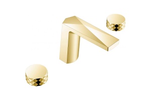 Смеситель для раковины Boheme Venturo золото матовое