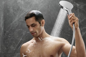 Душевая лейка Hansgrohe Rainfinity 130 26865000 EcoSmart, хром - 3