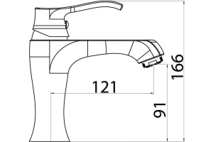 Смеситель BelBagno Trula TRU-LVM-CRM для раковины - 2