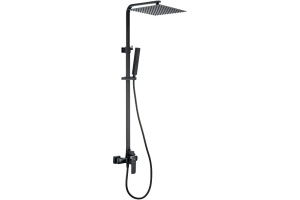 Душевая стойка Allen Brau Infinity 5.21012-31 чёрный матовый