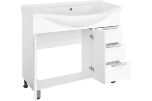 Мебель для ванной Style Line Жасмин 100 белая - 3