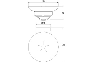 Мыльница, матовое стекло, латунь, Calipso, IDDIS, CALMBG0i42 - 2