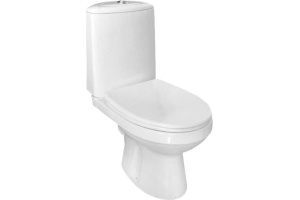 Унитаз-компакт Оскольская керамика Лея белый с сиденьем