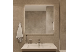 Зеркало DIWO Элиста 100x100 с подсветкой - 3