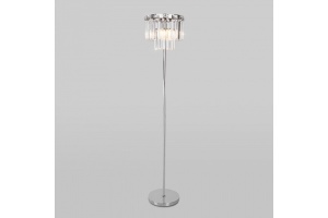 Торшер Eurosvet Elegante 01137/3 хром/прозрачный хрусталь Strotskis