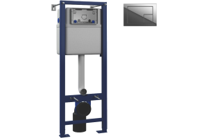 Система инсталляции для унитазов Cersanit Vector, 40 кнопка Corner хром