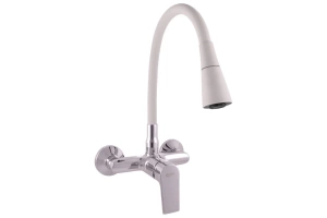 Смеситель для кухни Rav Slezak Colorado хром - серый матовый