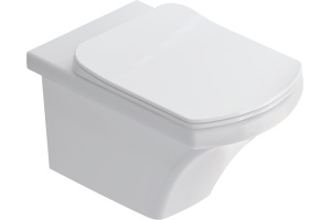 Комплект Унитаз подвесной STWORKI Хальмстад SETK2804-0606-001-1-6000 с микролифтом + Система инсталляции для унитазов EWRIKA ProLT 0026-2020 с кнопкой смыва 0040 хром матовый - 3