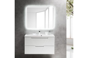 Комплект мебели BelBagno Vittoria 100 белый матовый