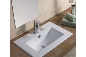 Раковина встраиваемая CeramaLux N 51 см белый (YJ-803-50) - 3