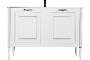 Тумба с раковиной Aquanet Паола 120 белая