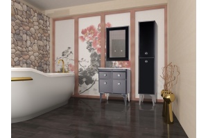 Зеркало Bellezza Луссо 80 черное - 3