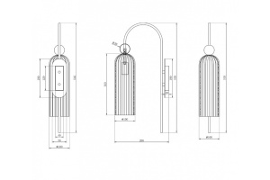 Бра Maytoni Antic MOD302WL-01CG - 2