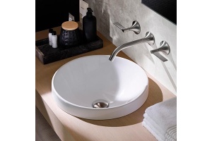 500.702.01.2 Geberit VariForm Раковина встраиваемая в столешницу круглой формы, D=40 см, без отв. под смеситель, без отв. перелива - 2