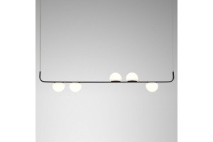 Подвесная светодиодная люстра Arte Lamp Poplar A2174SP-5BK