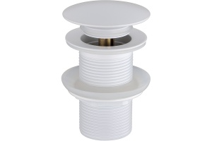 Донный клапан Boheme белый матовый