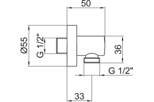 Шланговое подключение Webert Comfort AC0344010 золото - 2