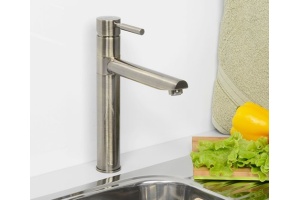 Смеситель Wasserkraft A8137 для кухонной мойки, светлая бронза - 3
