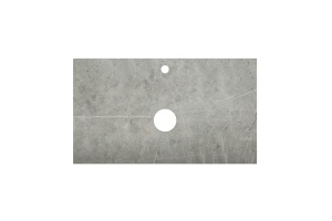 Столешница BelBagno 80х46 серый глянцевый мрамор (KEP-80-MGL)