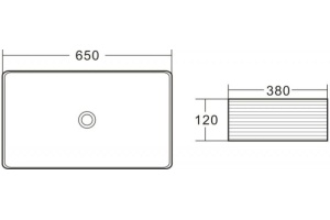 Раковина BelBagno BB1408 - 3
