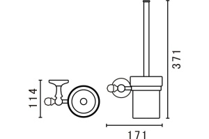 Ершик Art&Max Antic Crystal AM-E-2681SJ-Br - 3